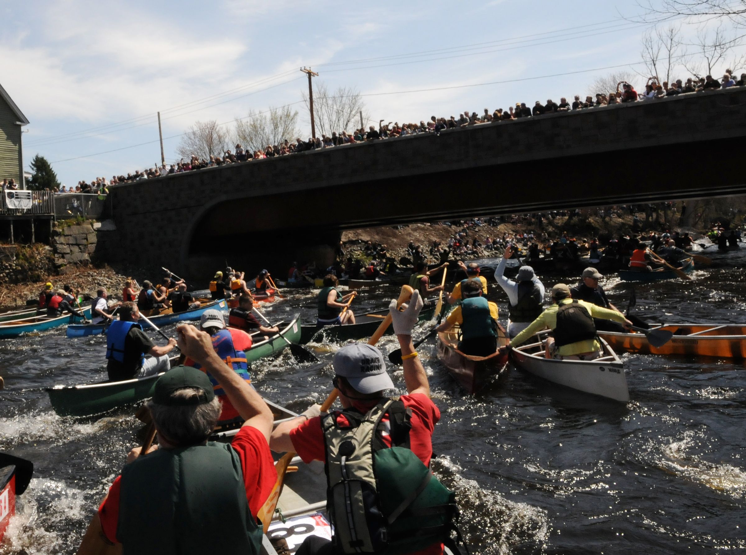 Join in the fun on a kayak river race in Western MA!