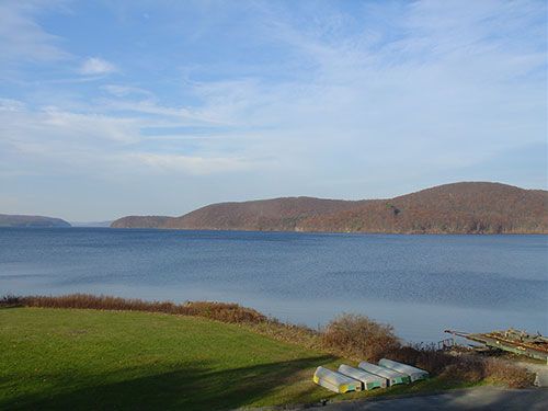 The Quabbin Reservoir in Western MA is a popular place for cycling!